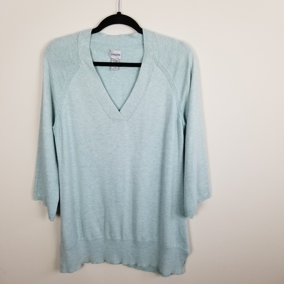 Chico's oversized sweater light green size L - Picture 1 of 8
